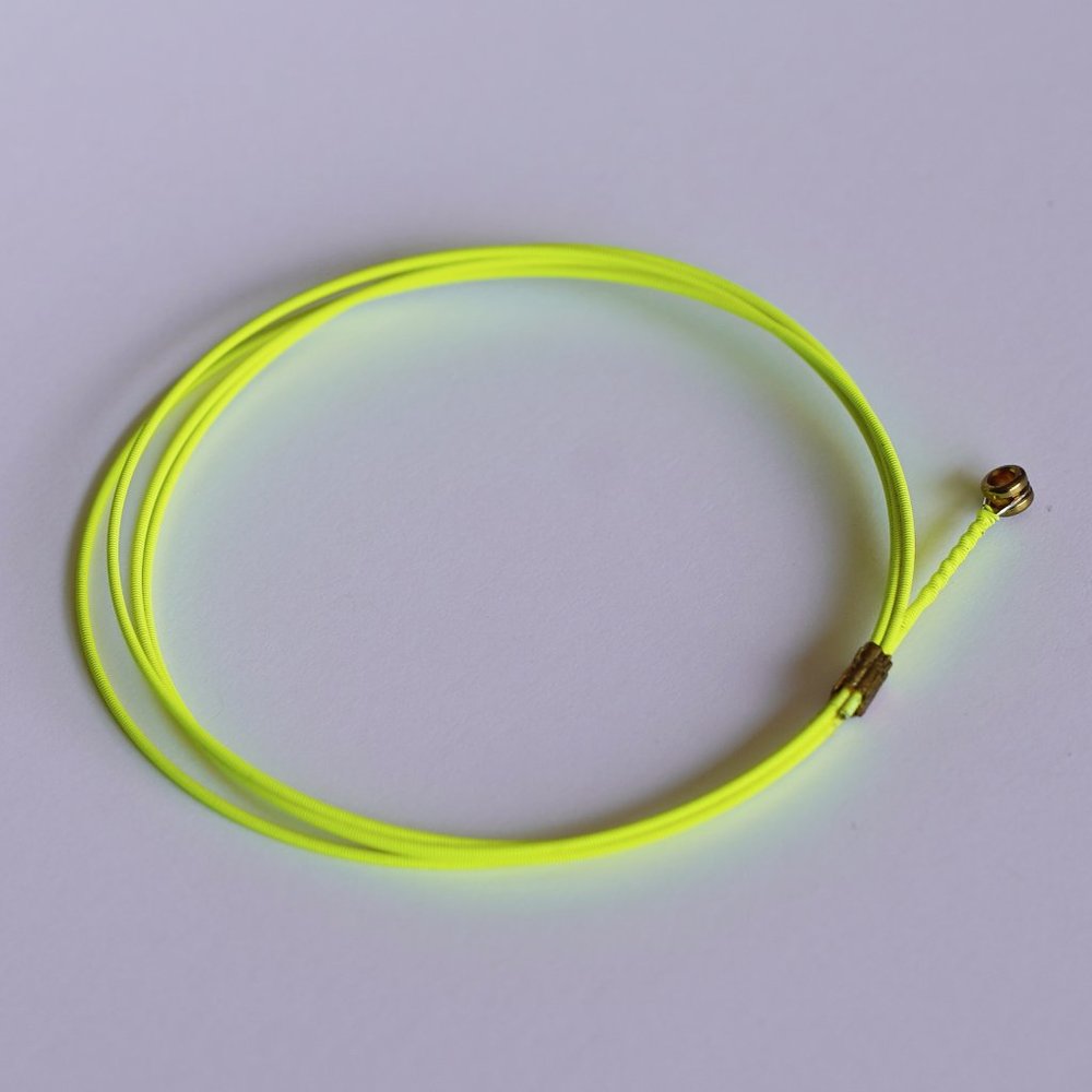 Guitar String Bracelet - Neon Yellow